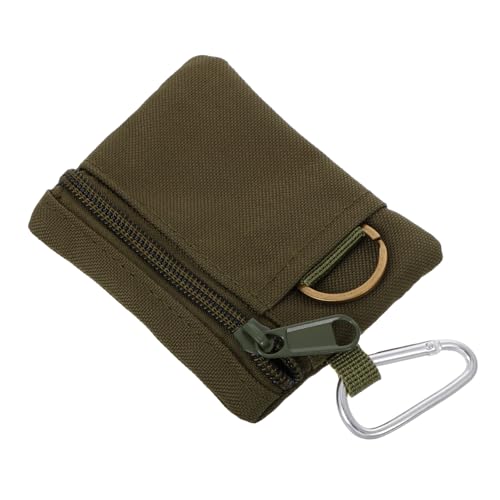 FOMIYES Waist Keychain Pouch Multi Functional Coin Purse for Travel Hiking Durable Zipper Organizer for Men and Women Stylish Storage for Outdoor Adventures