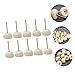 Healifty 50pcs Wool Grinding Heads for Polishing Wool Buffing Wheels for Jewelry Watch Industry