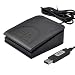 OLLGEN USB Foot Pedal Mechanical Switch Control One Key Program Computer Keyboard Mouse String Game Macro MIDI Cotroller Action HID (Single Pedal)