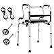 NIdreamCE faltbarer Rollator mit Sitz & Bremsen – Leichter, drehbarer, ergonomischer & stabiler Rollator, klappbar mit Korb – Ideal für Senioren, Pflege (Indoor/Outdoor)