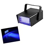 Led Blue Strobe Lights Dance Flash Strobe Lights Adjustable Speed Control Stage Light with Super Bri