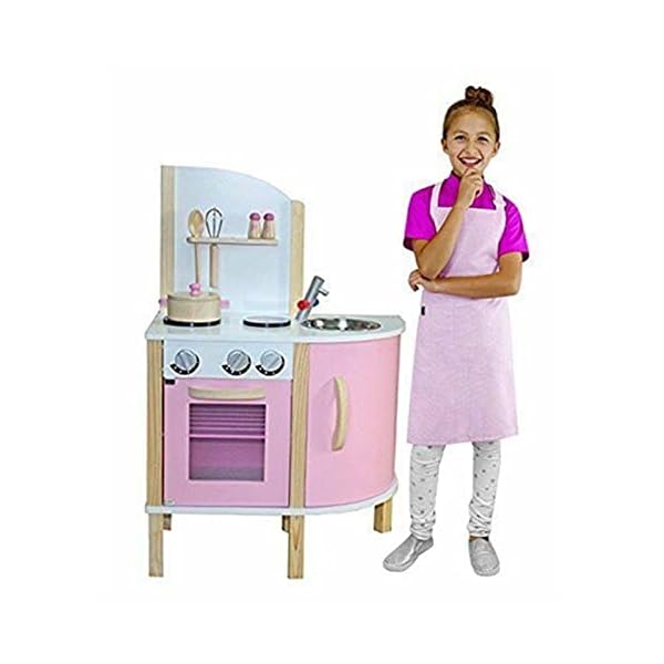 Kinderküche aus Holz Kinderküche Holz Spielküche Kinderspielküche Spielzeugküche Holzküche Küche Rosa