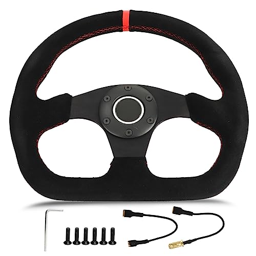 新品・未使用・Dタイプ スエード革ステアリング レーシング 41mjwqZJFML.jpg