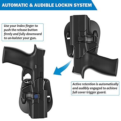 Tege 2343767045 Paddle Holster For S&W M&P 9Mm/.40 Full Size thumb #2