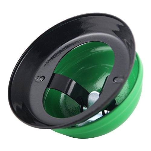 Tianse Desk Call Bell 3.3'', Green Call Bells Ring For Restaurants Office Class Game, All-Metal Construction, Chrome Finish, No-Slip, Service Bell For School, Hotels #TOP1