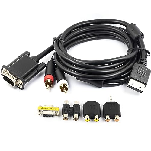 Cable VGA de audio y vídeo para Sega Dreamcast adaptadores convertidores