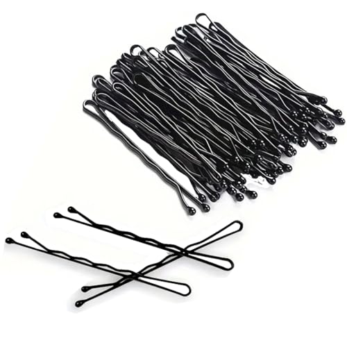 Hair Pins & Bobby Pins Set for Women Girls Kids 25 Pcs Secure Hairstyles All Hair Styling Kit Small Non-Slip Strong Metal Hold Hair Ties Pins Clip Bun Hair Accessories for Thick Thin & Curly Hair