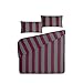 Traumschlaf Single Jersey pościel w paski w kolorze bordowym, 1 poszewka na kołdrę 155 x 220 cm + 1 poszewka na poduszkę 40 x 80 cm