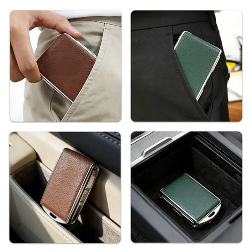 Support en cuir fin avec châssis interne rigide en aluminium de qualité - 2