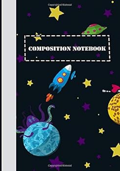 Composition Notebook : Nice Planets, Unicorn Notebooks, Journal, Star Pattern (7 X 10) / 120 Pages