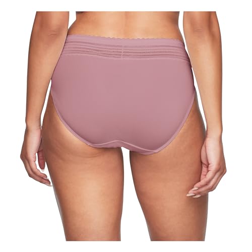 Image of Warner's Women's No Pinching, No Problem Dig-free Comfort Wait With Lace Microfiber Hipster 5609j