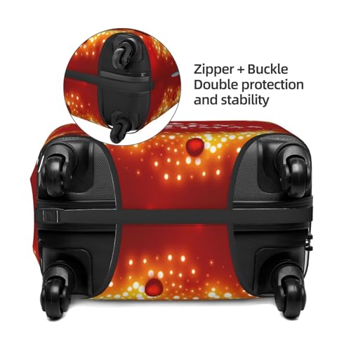 Merry Christmas Balls Luggage Cover for Suitcase, Suitcase Cover Protector Fit 29-32 Inch Luggage Travel Accessories, XL4