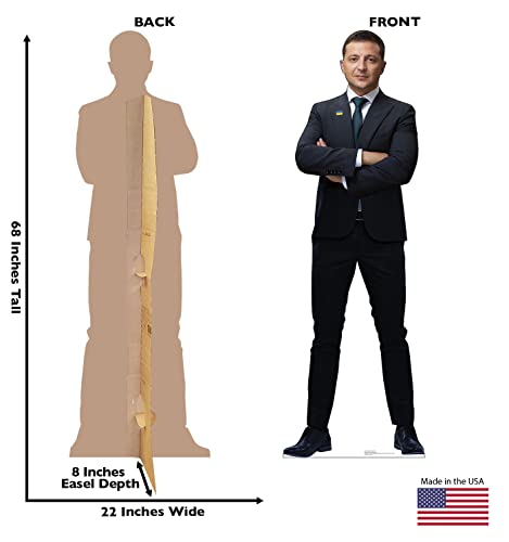 Image of Cardboard People Volodymyr Zelenskyy Life Size Cardboard Cutout Standup