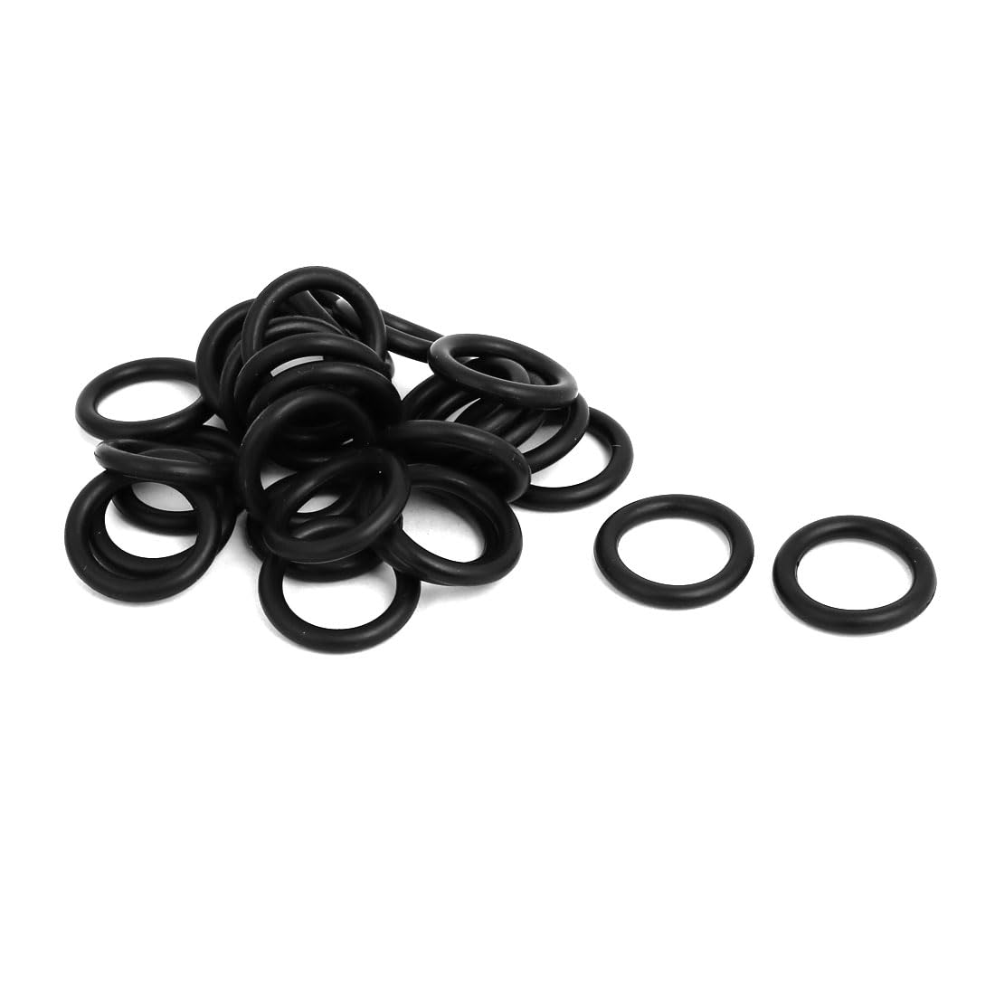 Nitrile Rubber O-Rings 53mm OD 50mm ID 1.5mm Width, Metric Sealing Gasket, Pack of 10