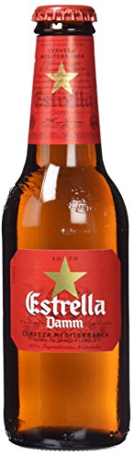 Estrella Damm Cerveza - Paquete de 6 x 250 ml - Total: 1500 ml