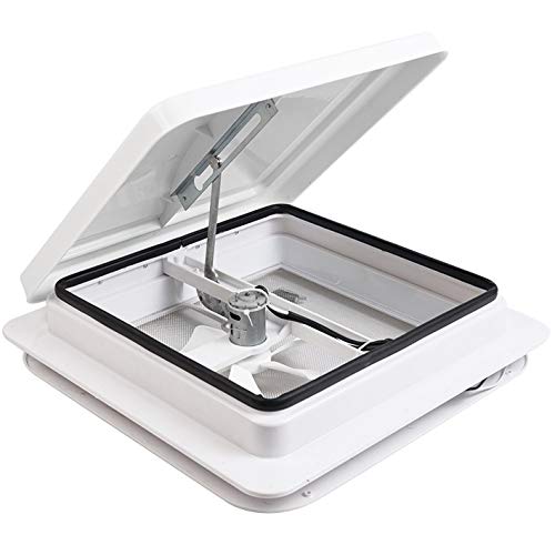 Shield Autocare Campervan Skylight Roof Vent 420x420mm with 12v Fan