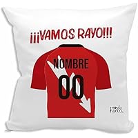 mundohuevo Cojin Decorativo, Original y Personalizado con Texto.