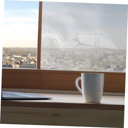Película adhesiva para privacidad en ventanas OUNONA 200x50 cm miniatura 4