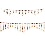 indischer turban selber machen ✨ Thema: traditionell indisch, böhmisch. Türhänger für Haupteingang, Wanddekoration, Tempeldekoration. Dieser Wandbehang verleiht Ihrem Zuhause einen königlichen Touch. Die Türaufhängung verschönert die Umgebung Ihres Zimmers und verleiht ihm ein traditionelles Rajasthani-indisches Gefühl oder eine böhmische Inneneinrichtung.