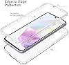 Funda para Samsung Galaxy A56 con protección contra caídas híbrida, funda transparente resistente, resistente, antideslizante, a prueba de arañazos, protectora tipo armadura 4