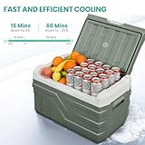 Alpicool 27L Car Refrigerator 12V Portable Car Fridge Freezer Refrigerators NL30 12V/24V DC 100~240 Volt AC Electric Cooler Box for Camping RV Road Trip Picnic Truck Camper -20℃-20℃ - Image 3