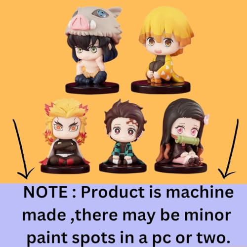 Image of FUNFOB Anime Action Figure Height 4.2cm | Mini Size | Collectible for Anime Fans PVC Multicolour | DM Mini Set