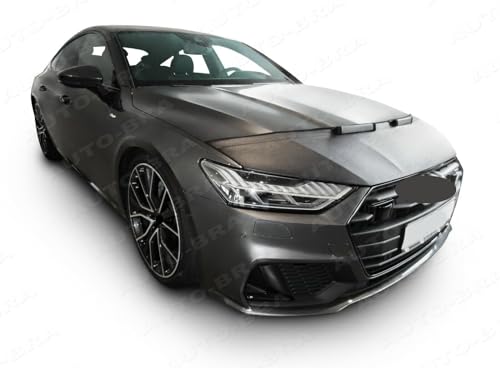 AB3-00252 CAR HOOD BRA Compatible with Audi A7 C8 since 2018 Front End Nose Mask Bonnet Bra STONEGUARD PROTECTOR TUNING