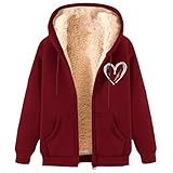 Veste Polaire Polyvalent : Ce cardigan à capuche décontracté pour femme se porte facilement avec un jean, une jupe, un pantalon et même des talons, ce qui le rend idéal pour une tenue active comme pour le quotidien. Conçu pour l'hiver, il offre confort et style.