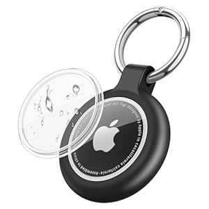 Vancle Hülle für Apple AirTag 2021-1 Stück TPU AirTags Schlüsselanhänger mit wasserdichter Abdeckung, kratzfester für die Air Tag Halterung für Schlüssel und Gepäck