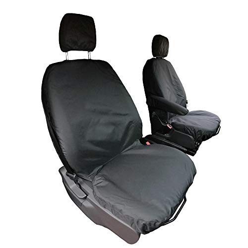 North American Custom Covers Compatible Seat Covers for Ford Transit 150 250 350 350HD Generation 4 - Front Pair - Tailored & Waterproof