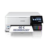 Epson EcoTank ET-8500 Impresora de Depósito de Tinta | Impresión Fotográfica | Tintas 6 Colores | Wi-Fi | A4 | Imprimir,9 cm | Alimentación Trasera