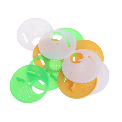 MB-LANHUA Beekeeping Equipment，10 Pieces/Set Hive Door Beekeeping Beekeeper Box Plastic Entrance Disc Bee Nest Gate