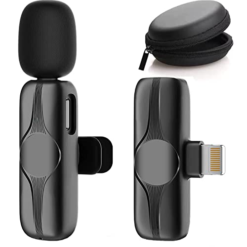 Doplop Tool Wireless Lavalier Lapel Microphone - Professional For Iphone, Ipad, Cordless Omnidirectional Condenser Recording Mic With Bag For Interview Video, Tiktok, Youtube #TOP30