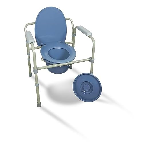 Aidapt Commode Chair,Bedside,Bathroom,Height Adjustable,Toilet Seat&Lid,Commode Pail,Chamber Pot,Disabled&Elderly,Mobility,Supplied Flat Packed,No Tools Required,Easy Install,Push Pin Installation