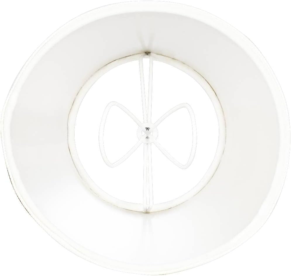 Set of 8 Empire Chandelier Lamp Shade (Pre-Assembled) s Cream Small 3" Top x 5" Bottom x 4" High Candelabra Clip-On Fitting - Springcrest