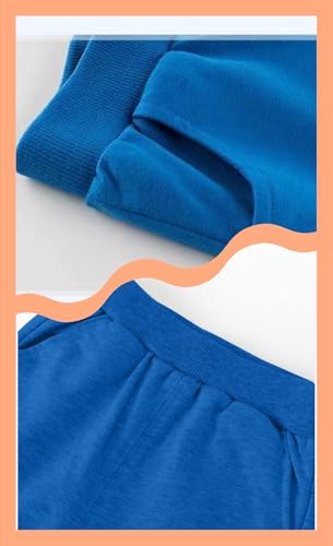 Cotton Casual Athletic Solid Pocket Pull On Pants for Boy & Kids& Toddlers ，Active Jogger Sweatpants2