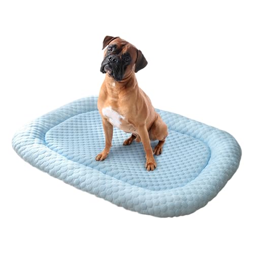 Qkbuza 犬用ベッド、猫用ベッド 猫の巣クッション - 猫の巣クッションクレートマット、お手入れ簡単猫ベッドサマーパッド小型犬と猫用
