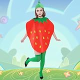 Zoom IMG-2 ferizzia costume fragola con cappello Zoom IMG-2 ferizzia costume fragola con cappello