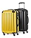 Produktbild HAUPTSTADTKOFFER - Alex - 2er Handgepäck Kofferset Hartschale glänzend, Kabinengepäck 55 cm, 42 Liter, TSA-Schloss, 4 Doppelrollen