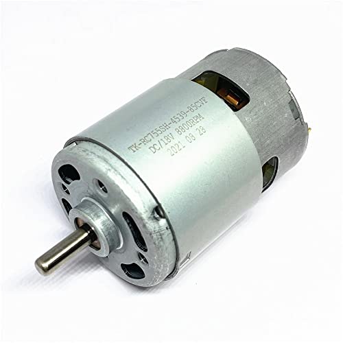 Instead of RS-755VC-4540 4539 DC Motor 18V 8800RPM CCW For drill Lawn mowers DVD Shredder 755 9V - 36V 12V 24V Motor - (Voltage(V): 18V 8800RPM)