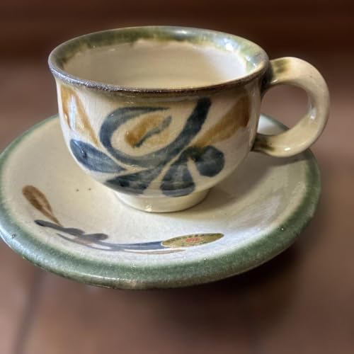 やちむん　カップ＆ソーサー（ティーセット）