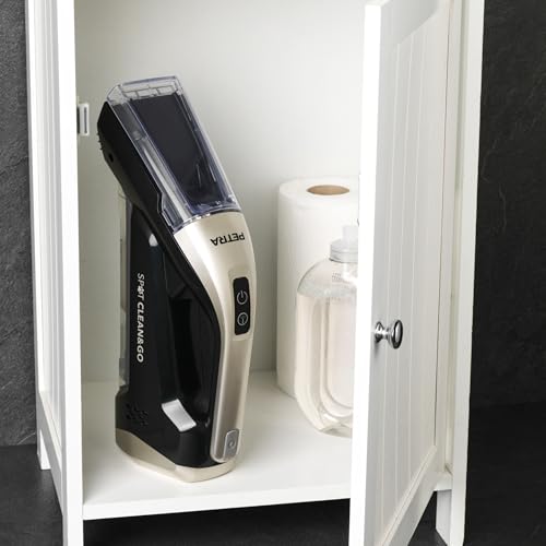 Petra PF01624VDE Spot Clean Handstaubsauger – kabelloser Akku mit 7,4V mAh, Nass-Staubsauger für schnelles Verschütten, 110ml l Reinigungsmittel/220ml l Wassertank, Flecken und Schmutz von Haustieren - 7
