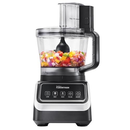 Guy Fieri's Flavortown Food Processor 4-Speed Control with Easyfeed Chute,