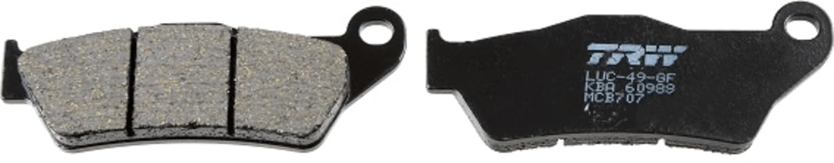 Motorcycle Brake Pads Set Rear MCB707 TRW Allround Organic Genuine Top Quality