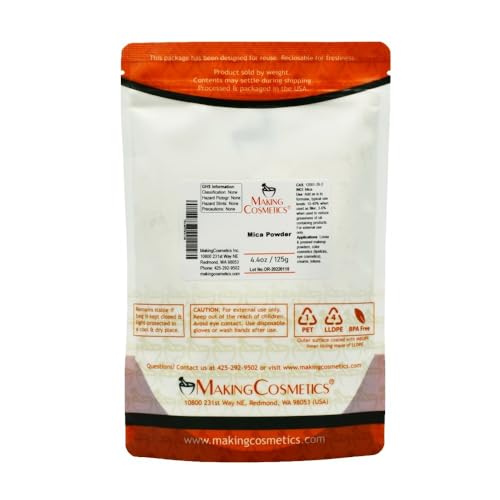 MakingCosmetics - Mica Powder - 4.4oz / 125g - Cosmetic Ingredient