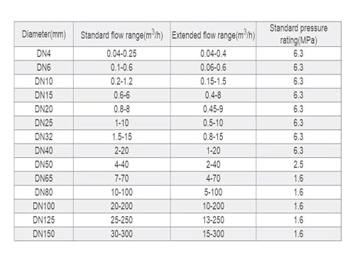 Capteur d'eau de débitmètre pour mesure de petit diamètre DN10 - 4