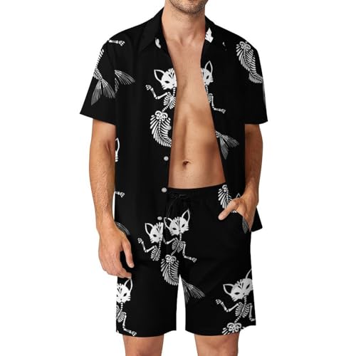 Chemise Hawaïenne Hommes Ensemble aux finitions soignées pour un été élégant