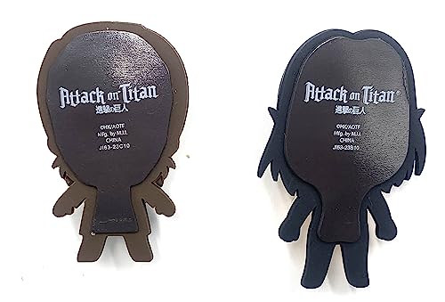 Monogram Conjunto de ímãs Attack on Titan The Final Season 2 peças –Eren Yeager e Eren Titan Form (T