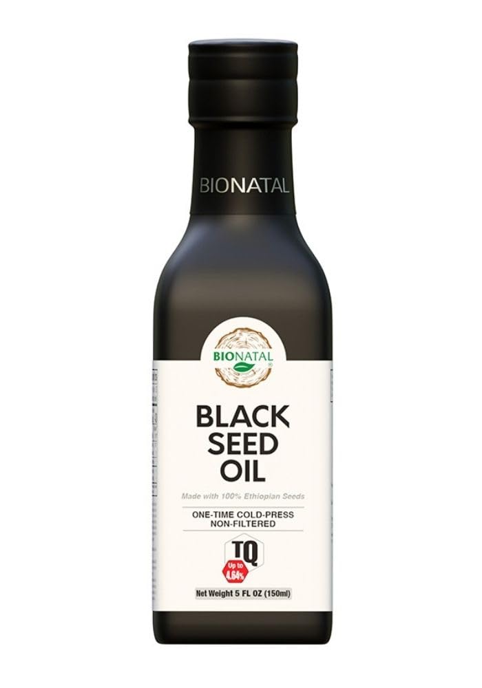 BioNatal Ethiopian Black Seed Oil – Cold Pressed Nigella Sativa Producing Black Cumin Seed Oil, Unrefined & Non-Filtered, High TQ Up to 4.64% – Supports Immune System, Digestion & Joints 16oz Glass — Amazon image 11