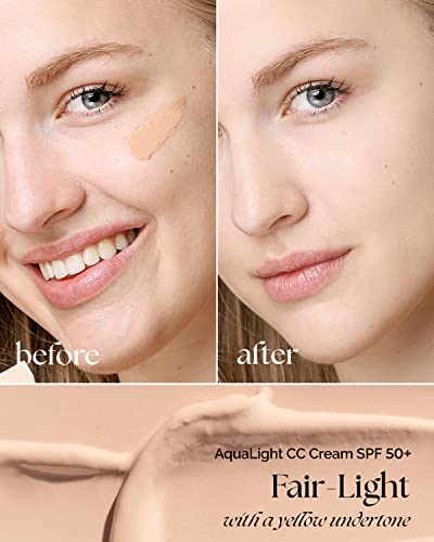 Mother Made Korean Cc Cream For Face - Sunscreen Spf 50 Pa+++, Fair To Light Skin Tone, 1.35 Fl.oz | Color Correcting Matte Finish Tinted Moisturizer, Primer, Buildable Coverage Foundation #TOP2